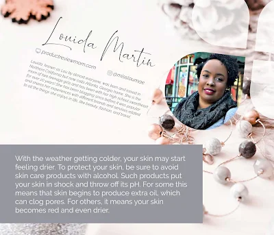 Louida Martin in Lexli's Holiday Beauty Guide eBook